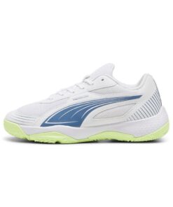 Puma Unisex Solarflash III Jr Court Shoes - White - UK Junior 5
