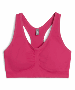 Puma Women's 4Keeps Shapeluxe Seamless Training Sports Bra - Garnet Rose - L