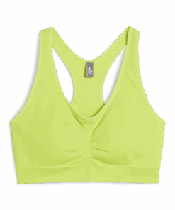 Puma Women's 4Keeps Shapeluxe Seamless Training Sports Bra - Lime Pow - M