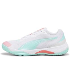 Puma Women's Solarstrike III Netball & Tennis Shoes - White - UK 7