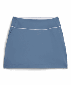 Puma Women's Women Blake Piped Knit Skirt Golf Skirts & Dresses - Blue - L