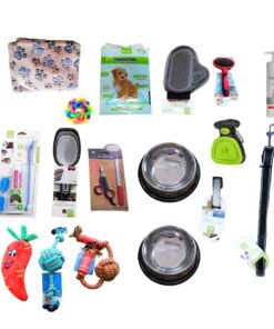 Puppy 17 Set Welcome Kit For Grooming, Feeding And Playing