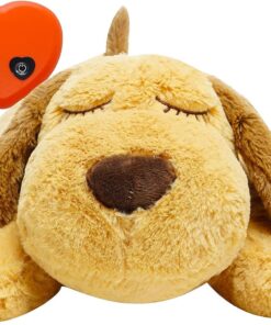 Puppy Heartbeat Stuffed Toy for Dog behaviour (excludes 2 x AAA batteries)