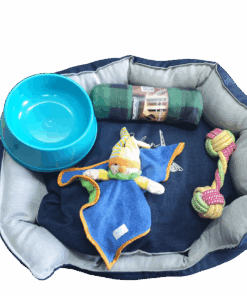 Puppy Starter Kit Navy Blue - Medium Breed