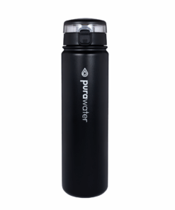 Pura Water (Max) - Steel Water Filtering Bottle - 680ml (black)