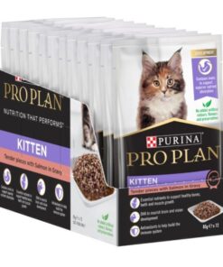 Purina Pro Plan Kitten - Salmon in Gravy Wet Food 12x85g