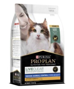 Purina Pro Plan LIVECLEAR Adult Indoor & Hairball Control Cat Food 3kg