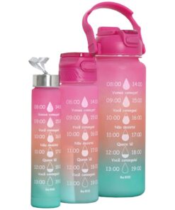 Purple & Prose 3 piece multicolour inspirational bottles