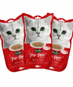 Purr Puree Plus+ Skin & Coat Tuna (3 x 4 15g packets)
