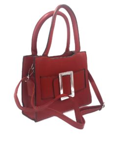 Purses and Handbags for Women Top Handle Satchel Tote Bag for Ladies Purses - Maroon