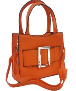 Purses and Handbags for Women Top Handle Satchel Tote Bag for Ladies Purses - Orange