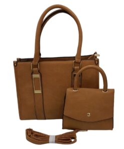 Purses and Handbags for Women with Adjustable Strap Everyday Shoulder Bag - Light Brown