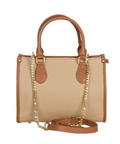 Purset Biometric Fingerprint Lock Handbag - Elegant Beige