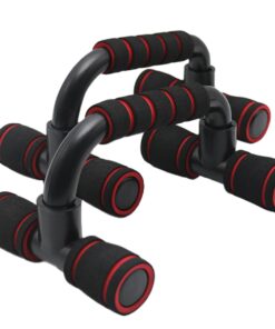 Push Up Bars Push Up Handles Gym Fitness Workout Strength Training Stands - Red