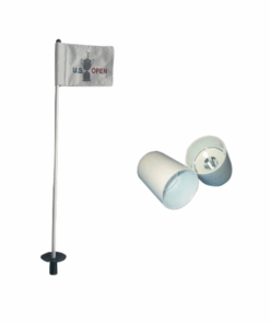 Putting Green Pole, Cup & The Majors Flag - US Open