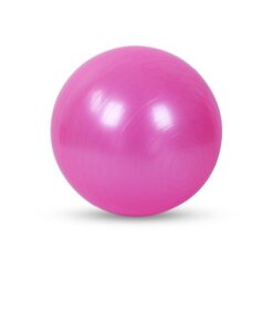 PVC Yoga Ball ThiCkened Explosion-proof 75cm Yoga Gym Fitness Ball Glossy - Pink