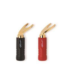QED Screwloc ABS Duo Spade 2Red/2Blk