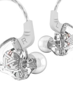 QKZ-AK6 High Resolution Wired Earbuds with HD Microphone (Transparent)