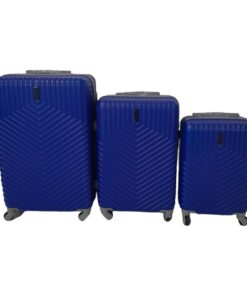 Quality Hardshell luggage bags-Blue - F18