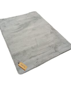 Quality Maxsoft Rabbit/Bunny Skin Fluffy Rug With SMTE Keychain-Grey