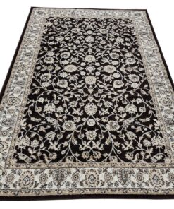 Quality Persian Rugs - Nain design brown beige carpet 230x160cm