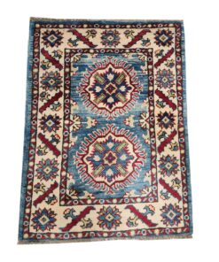 Quality Persian Rugs - Stunning Kazaq Carpet 89 x62 cm