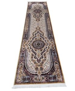 Quality Persian Rugs - Stunnning Mustard Persian Design Runner 300x80cm