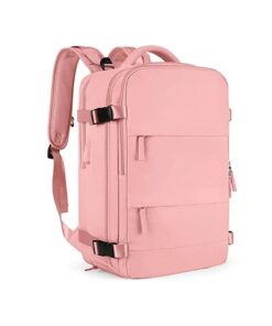 Quality Travel Backpack Large Capacity - Expandable - Pink