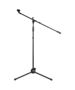 Quality Tripod Mic stand with boom arm and mic clips