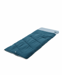 Quechua COTTON SLEEPING BAG FOR CAMPING - ULTIMCOMFORT 10 COTTON BLUE