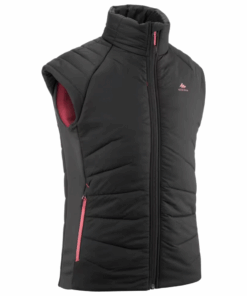 Quechua Girls' Padded Hiking Gilet - Hybrid Aged 7-15 - Grey - 10-11 years