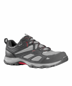 Quechua Men's Waterproof Mountain Hiking Shoes - MH100 - Grey - UK 8