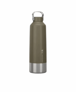 Quechua Stainless Steel W/B with Screw Cap for Hiking 1.5 L - Khaki