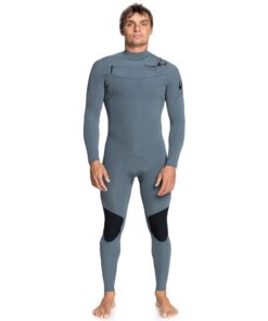 Quiksilver 3/2mm Sessions Chest Zip Wetsuit For Men - LT     (Large Tall)