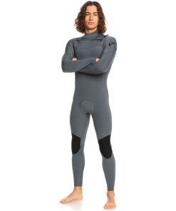 Quiksilver 4/3mm Sessions Chest Zip Wetsuit For Men - MT   (Medium Tall)