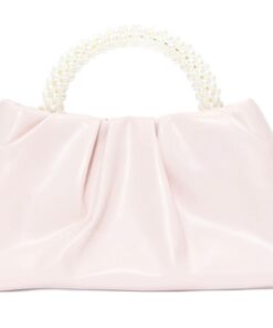 Quiz Ladies - Pink Pearl Handle Handbag