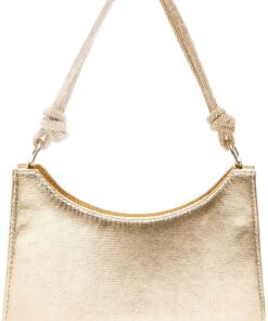 Quiz - Women Gold Foil Knot Shoulder Bag