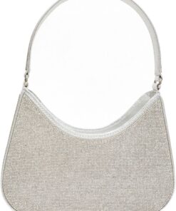 Quiz - Women Silver Diamante Shoulder Bag