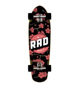 Rad - Skateboard - Complete - Cali Cruiser - Black Red - 32"