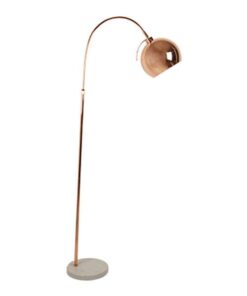 Radiant Studio Floor Light Copper with Marble base 1xE27
