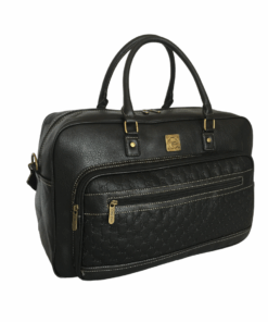 Rainproof PU High Quality Overnight Bag - Coffee