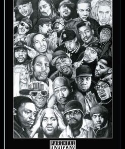 Rap Gods - 2015 Poster with Black Frame