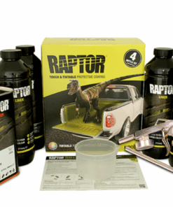 Raptor Protective Coating Black 4 Bottle Kit & Raptor Application Gun