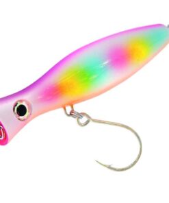 Rattler Fishing Popper Lure 8cm 15g Colour Rainbow Icecream