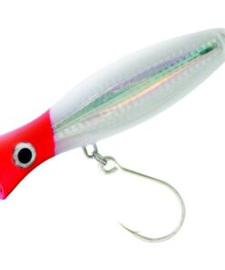Rattler Fishing Popper Lure 8cm 15g Colour Red & White