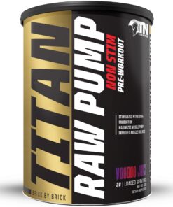 Raw Pump Stim Free Pre Workout Voodoo Juice, 20 Loaded Servings Net Wt.400g