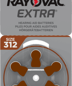 Rayovac Extra Size: 312 Batteries (2x Boxes of 60 Batteries)