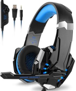 Raz Tech G9000 7.1 Gaming Headphone Computer Headset with Microphone-Blue