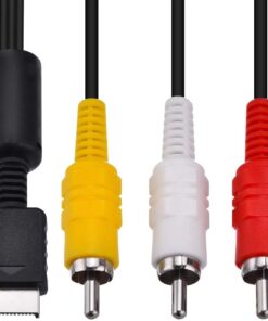 Raz Tech PlayStation 2 PS2 Av RCA Cable - 1.8 Meter