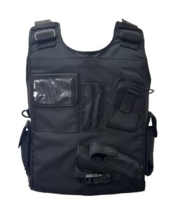 Reaction Officer Bulletproof Vest Cover - No Inserts - Black - S/3XL